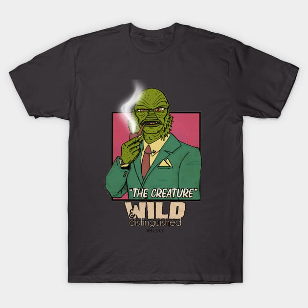 Wild & distinguished "The creature" whisky T-Shirt by graphicmagic